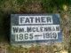 Photo of headstones/thumb_Wm. McLennan 1865-1919 hdstn Racine Mound cem Wisc